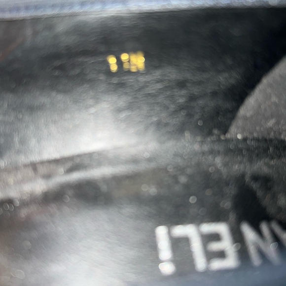 Van Eli Navy Suede Block Heels - Picture 5 of 5